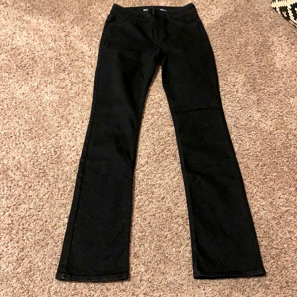 Black old navy boot cut jeans